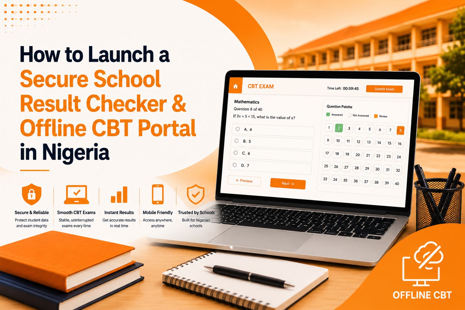 How to Launch a Secure School Result Checker & Offline CBT Portal for Your School in Nigeria